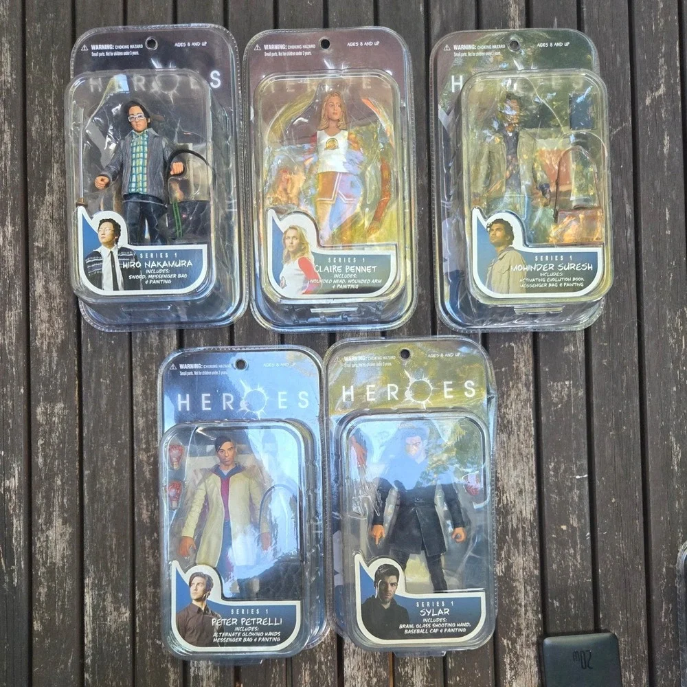 Mezco Heroes Series 1 Action Figure Complete Set Lot of 5 Peter Sylar
